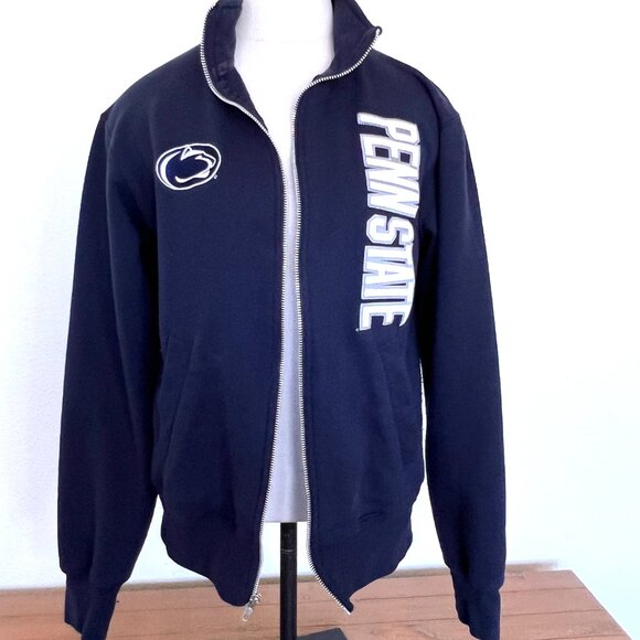 Penn State Zip Up Navy Sweatshirt Jacket - Size Small - Picture 3 of 12